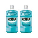 Listerine Cool Mint Ağız Bakım Suyu 1000 ml 2li Paket - Çok Renkli