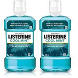 listerine cool mint ağız bakım suyu 500 ml (2 paketi)