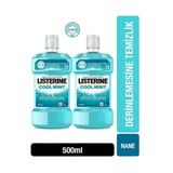Listerine Cool Mint Ağız Bakım Suyu 500 ml x2