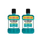 Listerine Cool Mint Ağız Çalkalama Suyu, 1000 ml x 2 Adet