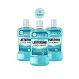 Listerine Cool Mint Ağız Çalkalama Suyu, 250 ml, 3 Adet