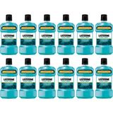 Listerine Cool Mint Ağız Gargarası 1000 ml x 12 Ferah Nefes ve Uzun Süre Etki Sağlar
