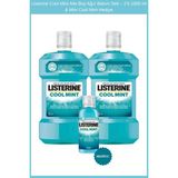 Listerine Cool Mint Aile Boy Ağız Bakım Seti – 2’li 1000 ml & Mini Cool Mint Hediye