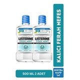 Listerine Cool Mint Ekstra Hafif Tat Alkolsüz 500 ml 2 Adet