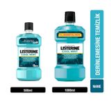 Listerıne Cool Mint Gargara 1 L + Cool Mint Gargara 500 ML