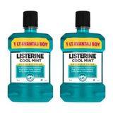 Listerine Cool Mint Naneli Ağız Bakım Suyu 2×1000 ml – Plak Karşıtı, Gün Boyu Ferah Nefes ve Ağız Sağlığı Desteği