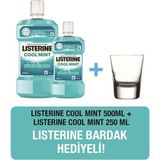 Listerine Cool Mint Tam Boy Set – 500 ml & 250 ml & Mini Cool Mint Hediye