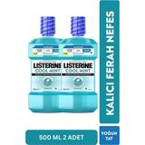 Listerine Cool Mint Yoğun Tat Alkolsüz 500 ml 2 Adet