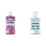 Listerine Listerine, Total Care, Diş Koruyucu, 6 Etkili Florürlü Ağız Bakım Ürünü, Hafif Tat, Sıfır Alkol, Nane Aromalı, 500ml Ve Listerine Advanced White Hafif Tat Ağız Bakım Suyu 1000 Ml