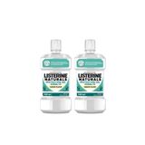 Listerine Naturals Emaye Koruma Hafif Lezzet Nane Alkol veya Boya Yok, Vegan 2 Adet 50 ml