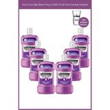 Listerine Total Care Ağız Bakım Suyu 1000 ml x 6 Cam Bardak Antibakteriyel Etki ile Ferah Nefes