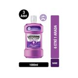 Listerine Total Care Ağız Bakım Suyu 1000 ml x3