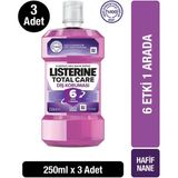 Listerine Total Care Ağız Bakım Suyu 750 ml Antibakteriyel Etkiyle Uzun Süre Ferahlık Sağlar