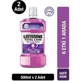 Listerine Total Care Diş Koruması Ağız Bakım Suyu 500 ml x2