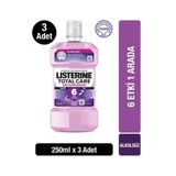 Listerine Total Care Diş Koruması Hafif Tat Ağız Bakım Suyu 250 ml X3