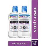 Listerine Total Care Ekstra Hafif Tat Alkolsüz 500 ml 2 Adet