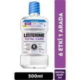 Listerine Total Care Ekstra Hafif Tat Alkolsüz Ağız Bakım Suyu 500 ml - 1 Adet
