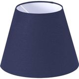 Lit Dizayn Abajur Başlık Lacivert Konik Şapka 25X15X20 cm Dekoratif Özel Yüksek Kalite Kumaş - Çok Renkli