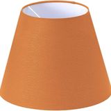 Lit Dizayn Abajur Başlık Turuncu Konik Şapka 25X15X20 cm Dekoratif Özel Yüksek Kalite Kumaş