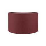 Lit Dizayn Lambader Başlık Bordo Silindir Yuvarlak Şapka 38X38X22 cm Dekoratif Özel Yüksek Kalite Kumaş