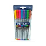 Litaetrend Triball Tükenmez Kalem Renkli 8'li Set No Color