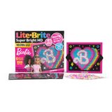 Lite Brite Süper Parlak HD, Barbie Edition - Yaratıcı Retro Işıklı Ekran, Çocuklar için Eğitici Oyun, Yaratıcılığı Geliştirir, 6 Yaş ve Erkek Çocuklar için Hediye