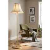 Lite Conic Eskitme Mat Gold Lambader – Square Bell Krem Başlıklı Modern ve Şık Tasarım