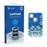 LİTO iPhone 15/15 Plus SAPPHİRE Kamera Lens Koruyucu, Mavi