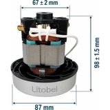 Litobel Fantom P 1200 Model ile Uyumlu Elektrikli Süpürge Motoru