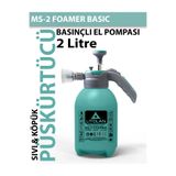 LITOLAN 2 Litre 2'1 Arada Basınçlı Püskürtme Pompası, Sıvı ve Köpük pompası, ilaçlama, temizleme, sulama,