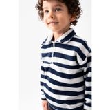 Little Baby Çizgili Yaka Erkek Çocuk Sweatshirt