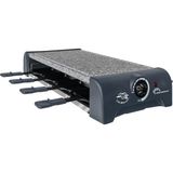 Little Balance Lıttle Balance 8751 Granit & Peynir Mouuuh...!, Raclette Makinesi, Pfas Içermez, Taş, Doğal Taş Granit, Çok Fonksiyonlu, 8 Kişilik, 1300 W, Biber - Siyah