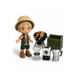 Little Corner® Kampçı Oyuncak Koleksiyonu Seti - Little Corner Safari Şefi Kamp Figürü