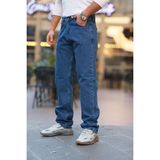 Little Cup Jeans Co Erkek Mavi Baggy Fit Rahat Kalıp Jean Pantolon - 33