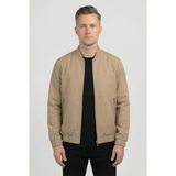 Little Cup Jeans Co Erkek Regular Fit Teknik Kumaş Mevsimlik Bej Pilot Mont - 0G-Mavi