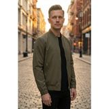 Little Cup Jeans Co Erkek Regular Fit Teknik Kumaş Mevsimlik Haki Pilot Mont