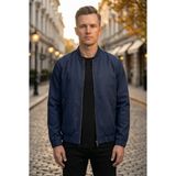 Little Cup Jeans Co Erkek Regular Fit Teknik Kumaş Mevsimlik Lacivert Pilot Mont