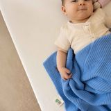 Little Dedi Alina Örgü Bebek Çocuk Battaniyesi, Yumuşak Hafif Kundak Örtüsü - 80 x 100 cm