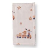 Little Dreams Unisex Welsoft Battaniye Araba Baskılı - Ekru