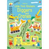 Little First Stickers Diggers And Cranes-Usborne Publishing