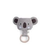 Little Gusto Ahşap Saplı Diş Kaşıyıcı ve Gri Çıngırak Koala