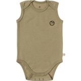 Little Gusto Ayarlanabilir Çıtçıtlı Atlet Haki Organik Pamuk Gusto Baskılı - 2 - 3 Yaş