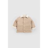 Little Gusto Gabardin Wellsoft Bebek Ceket Bej - 2 - 3 Yaş
