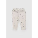 Little Gusto Organik Pamuk Bebek Pantolonu Bej Little Farm - 18 - 24 Ay