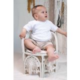 Little Gusto Organik Pamuk Bebek Tişört Beyaz