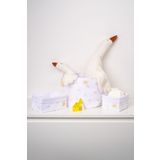 Little Gusto Organik Pamuk Organizer Sepet Bebek Feather 15x17 cm