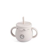 Little Gusto Pipetli Suluk Ve Atıştırma Bardağı 250 Ml - Bej
