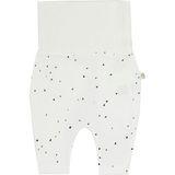 Little Gusto Yüksek Bel Pantolon Bebek Cosmos Beyaz Organik Pamuk - 9 - 12 Ay - Beyaz - Siyah