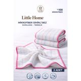 Little Home Mikrofiber Sihirli Bulaşık Kurulama Bezi – 40x40 cm – Dayanıklı ve Pratik Mutfak Bezi