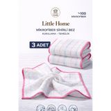 Little Home Mikrofiber Sihirli İz Bırakmaz Bulaşık Kurulama Bezi (3 ADET) – 40x40 cm